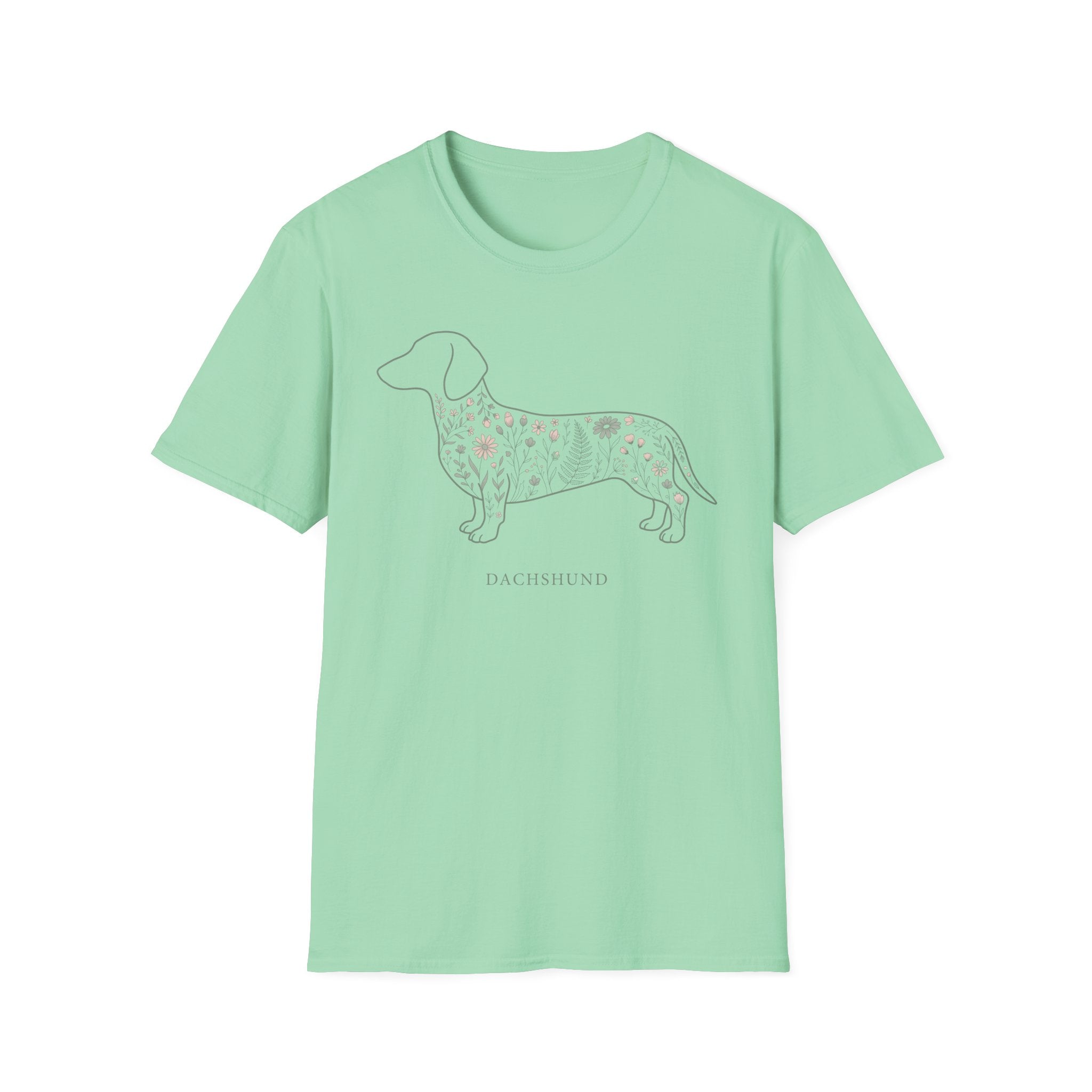 Dachshund Floral T-Shirt