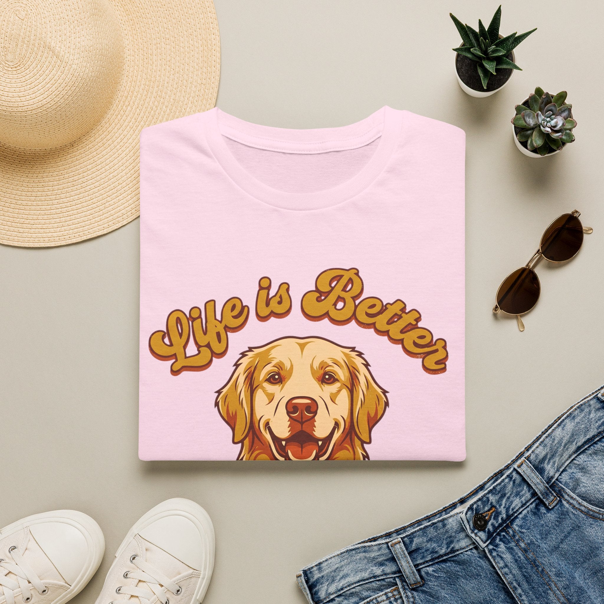 Life Is Better With A Dog T-Shirt
