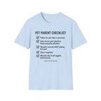 Pet Parent Checklist T-Shirt