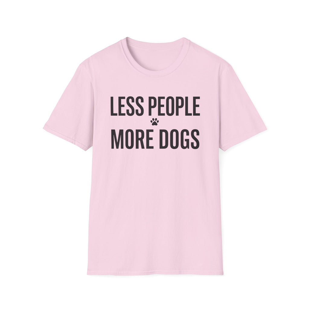 Less People More Dogs T-Shirt