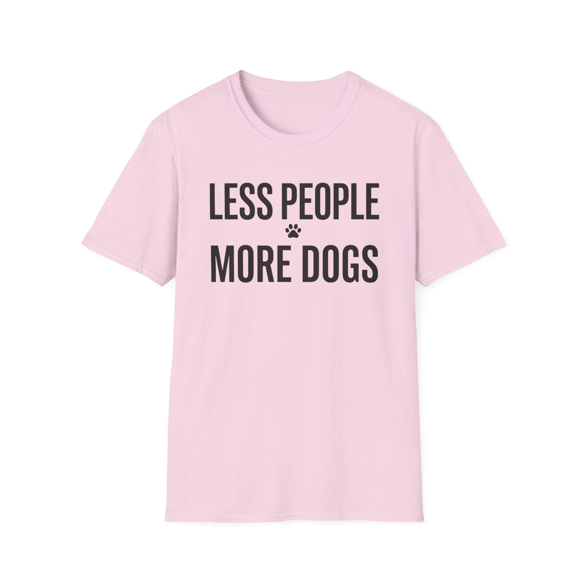 Less People More Dogs T-Shirt