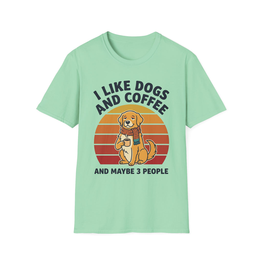 Like Dogs And Coffee T-Shirt