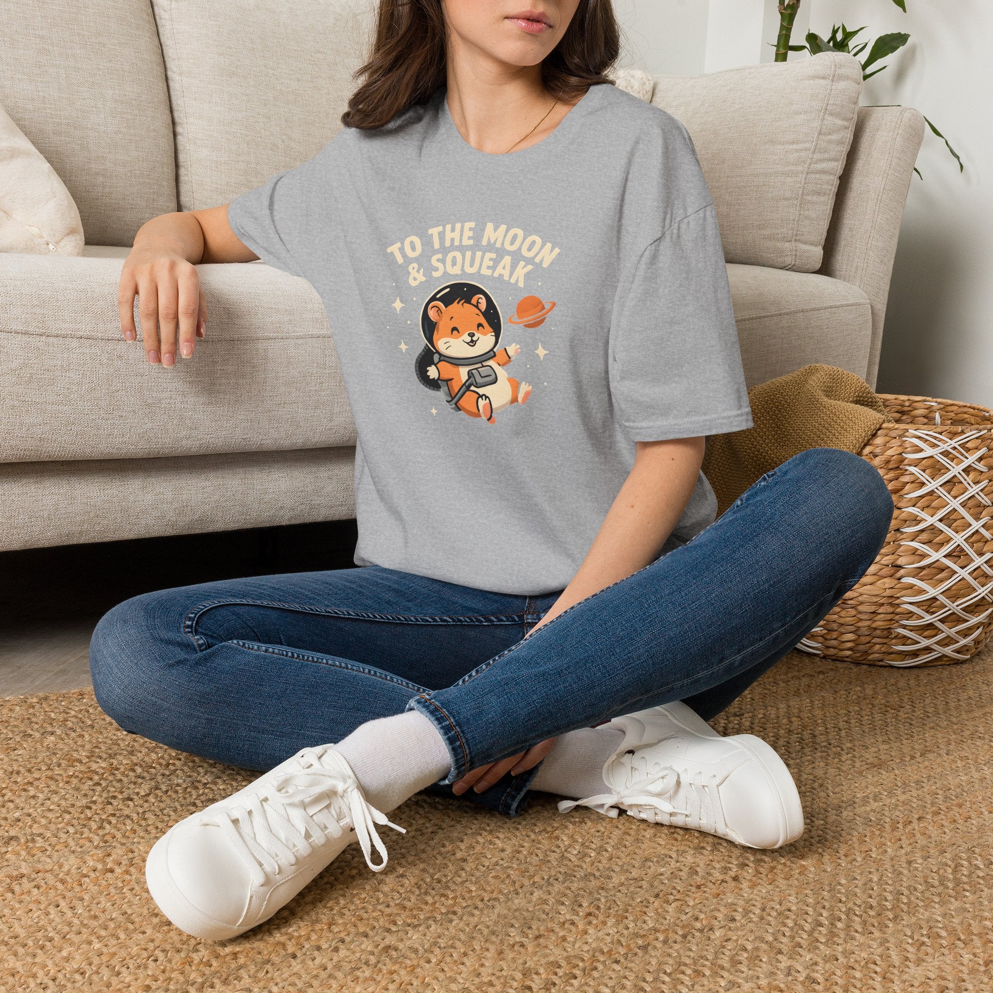 Hamster Astronaut in Space T-Shirt