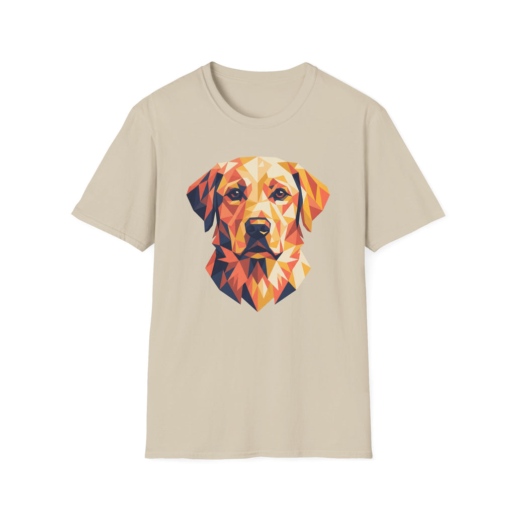 Geometric Golden Retriever T-Shirt