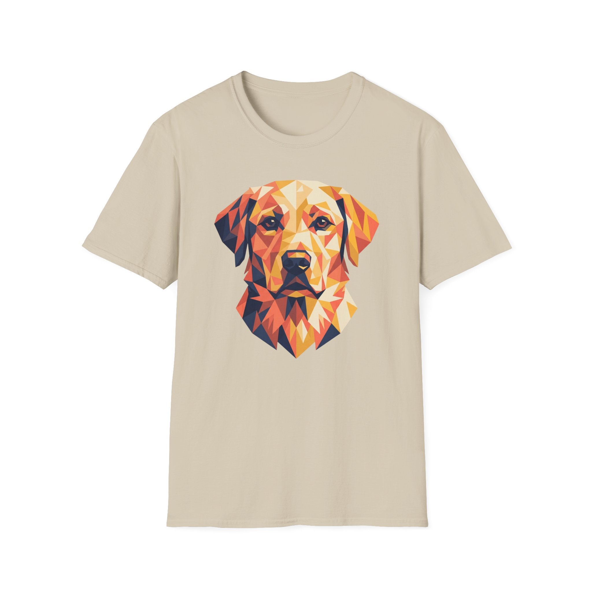Geometric Golden Retriever T-Shirt