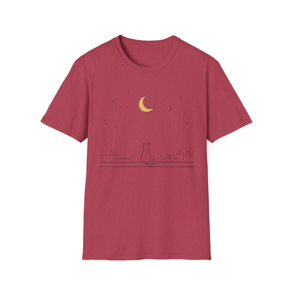 Moon Stars And Cat T-Shirt