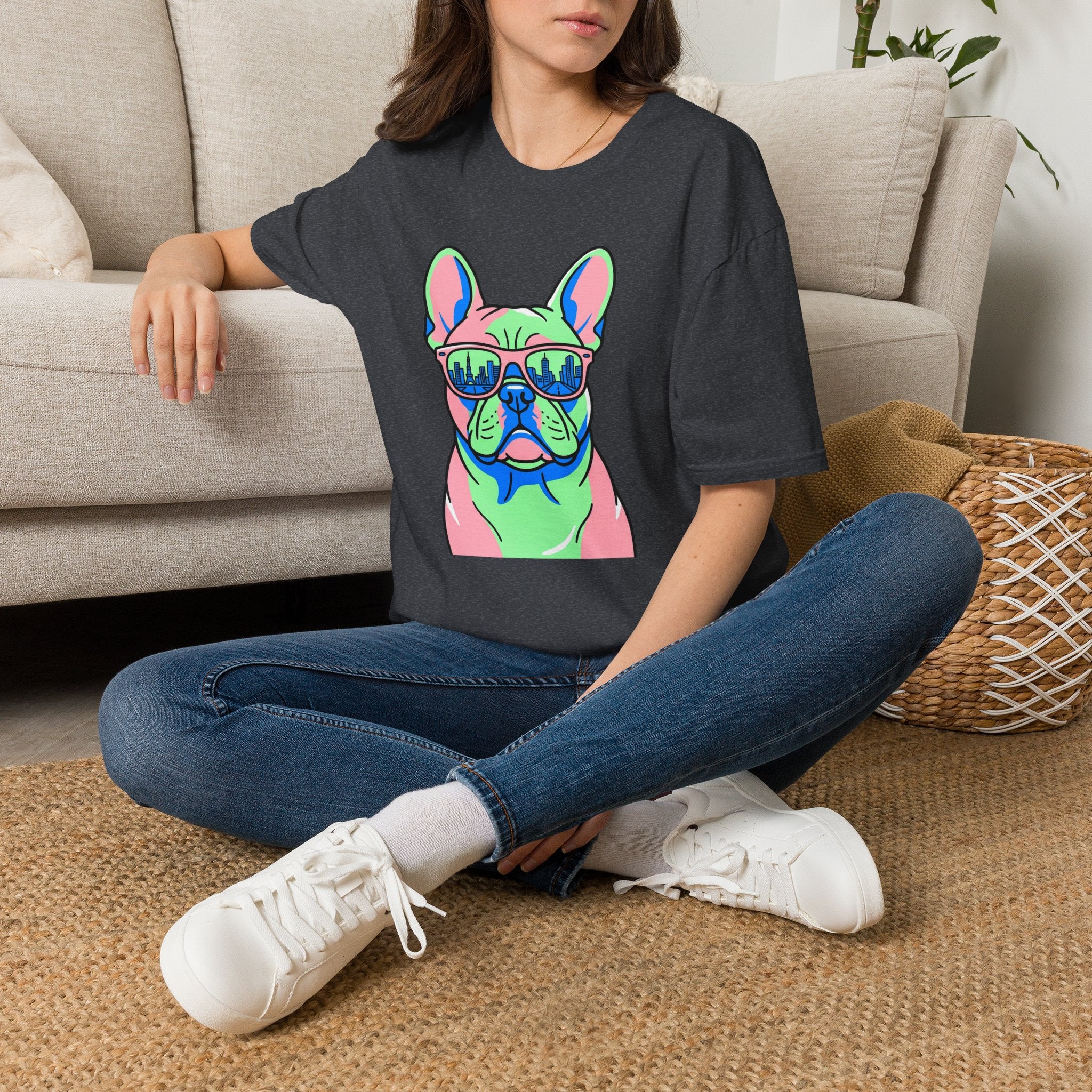 Urban Neon Frenchie T-Shirt
