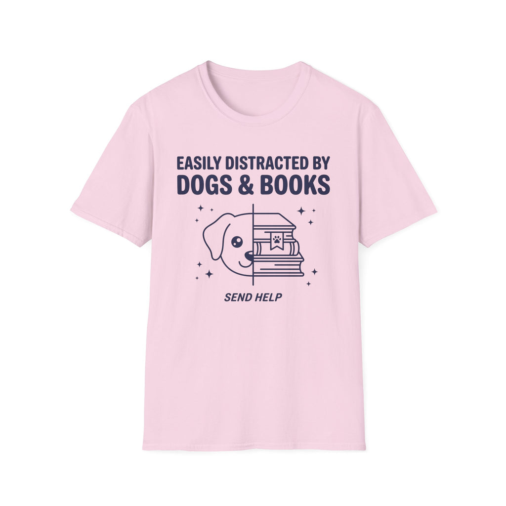 Dogs & Books T-Shirt