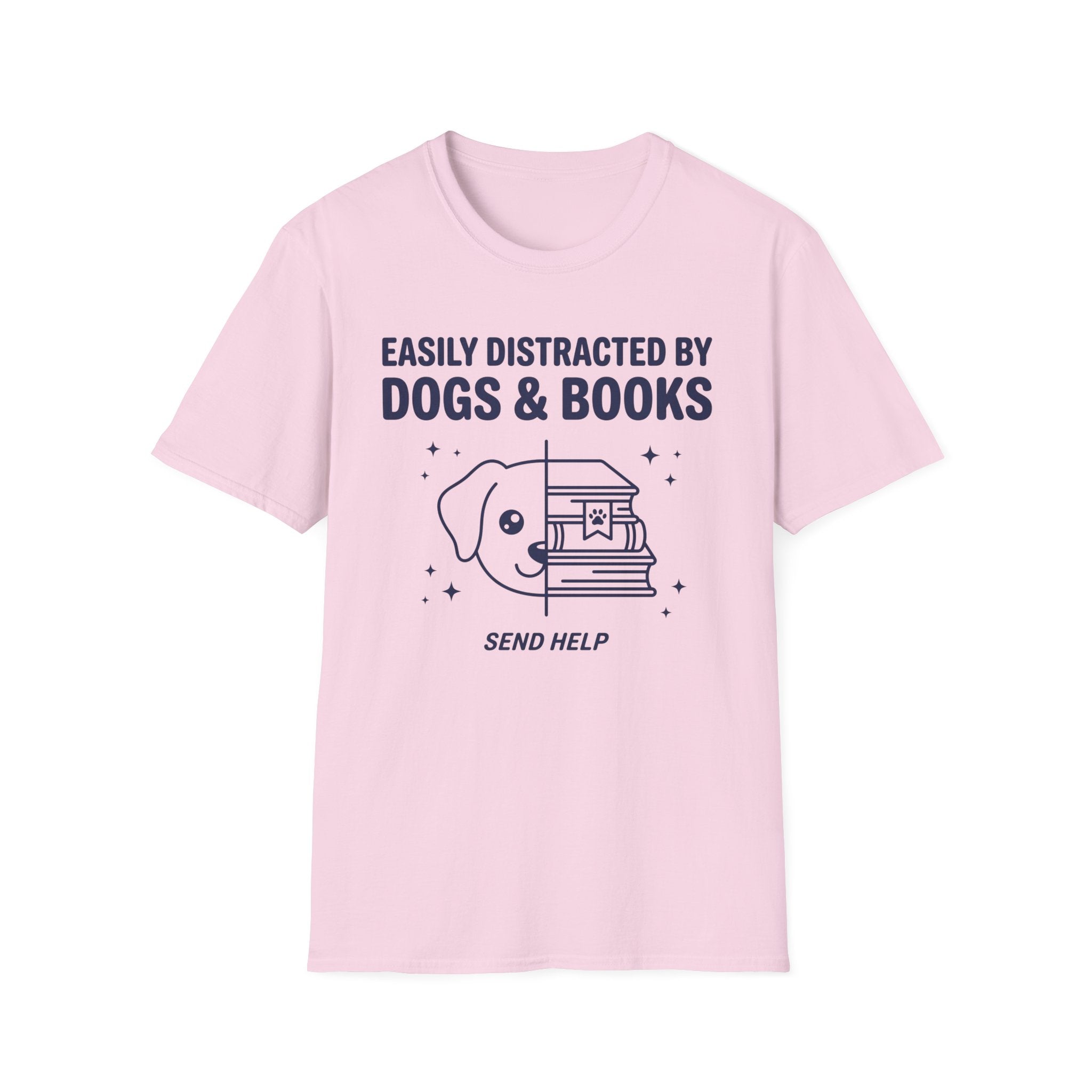 Dogs & Books T-Shirt