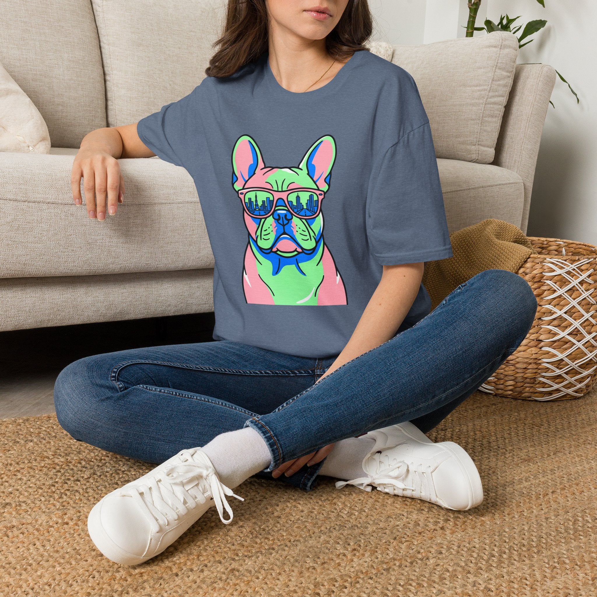Urban Neon Frenchie T-Shirt