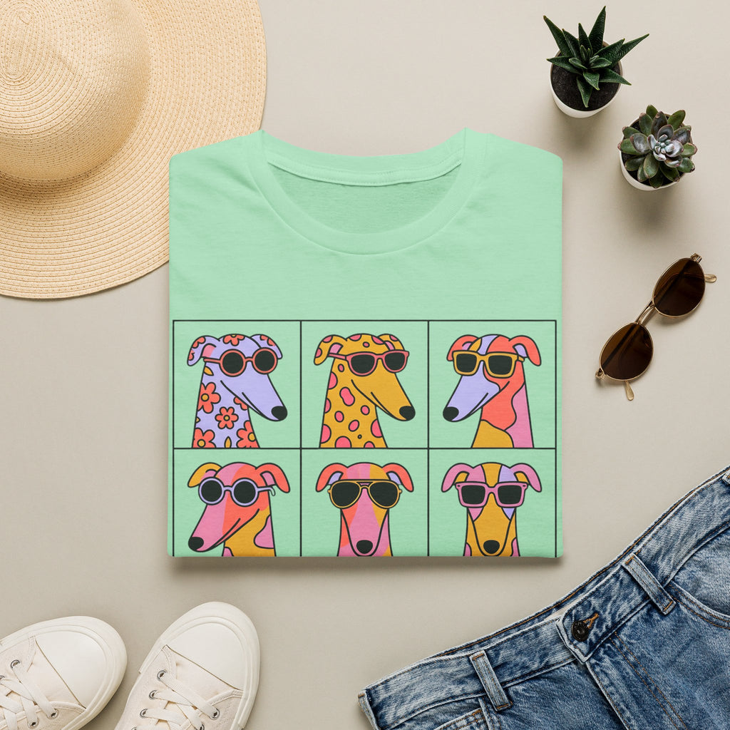 Grey Hound Pop Art T-Shirt