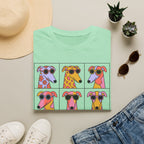 Grey Hound Pop Art T-Shirt