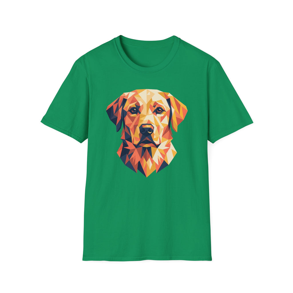 Geometric Golden Retriever T-Shirt