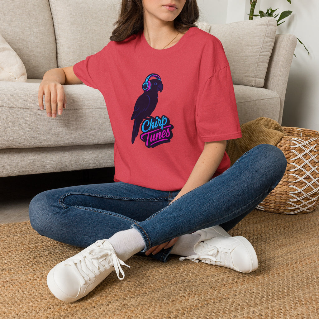 Chirp Tunes Neon Parrot T-Shirt