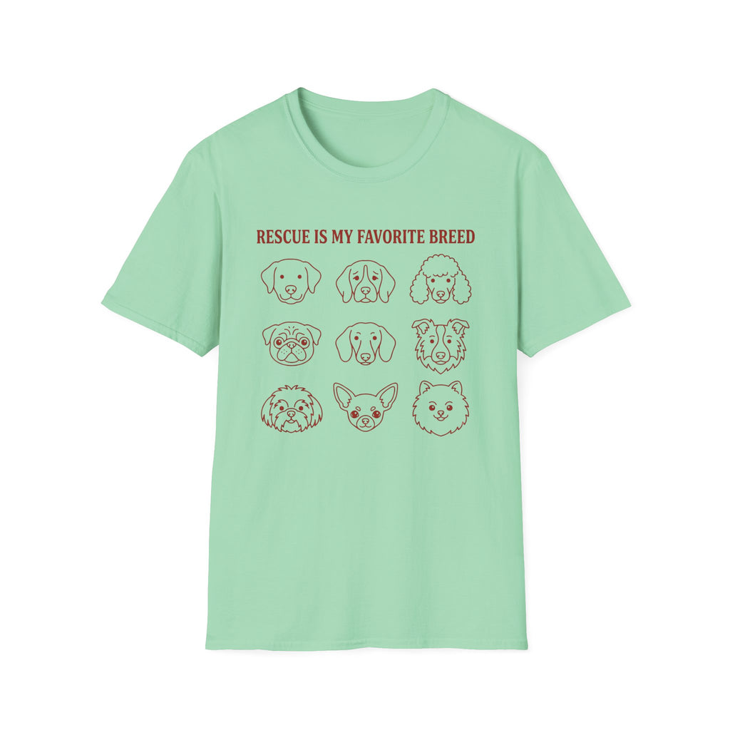 Rescue Is My Favorite Breed T-Shirt