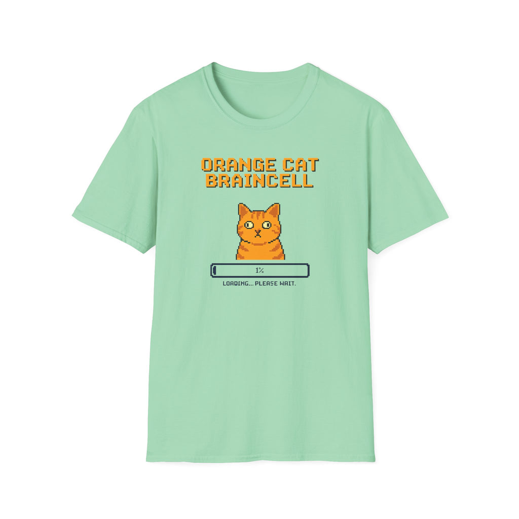 Orange Cat Brain Cell T-Shirt