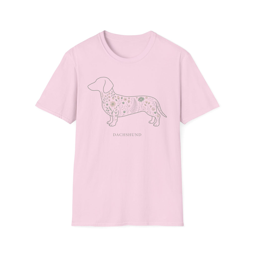 Dachshund Floral T-Shirt
