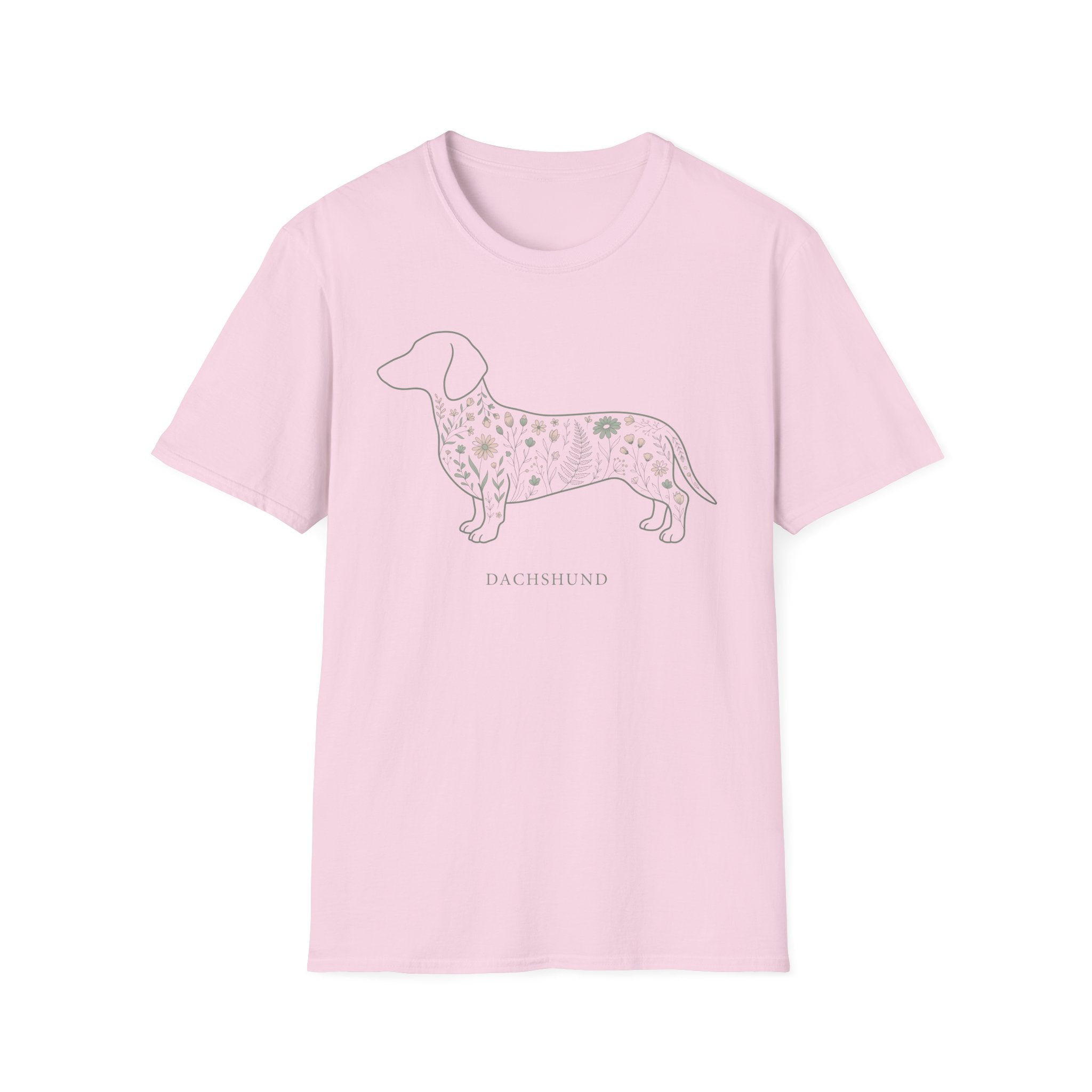 Dachshund Floral T-Shirt