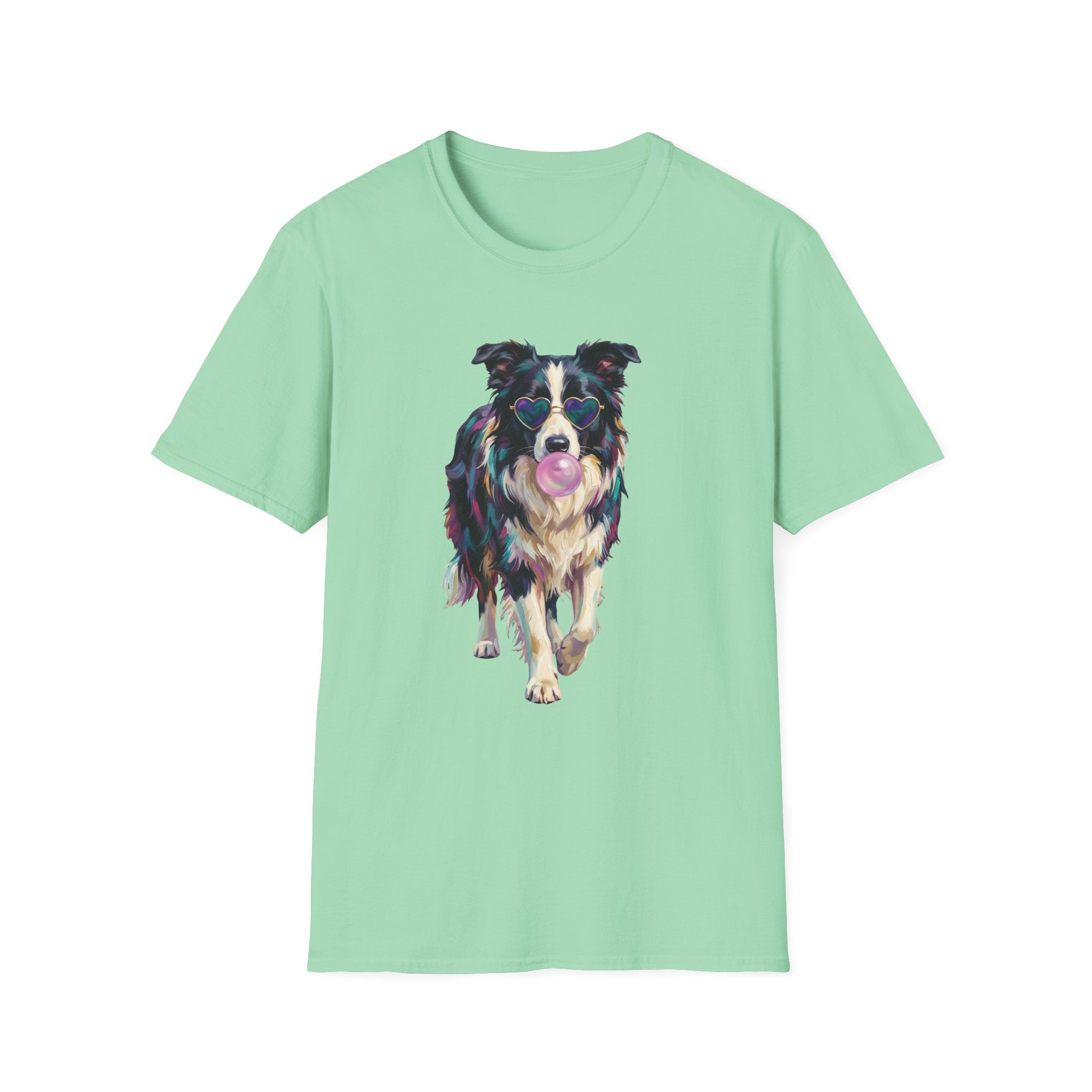 Border Collie Bubblegum T-Shirt