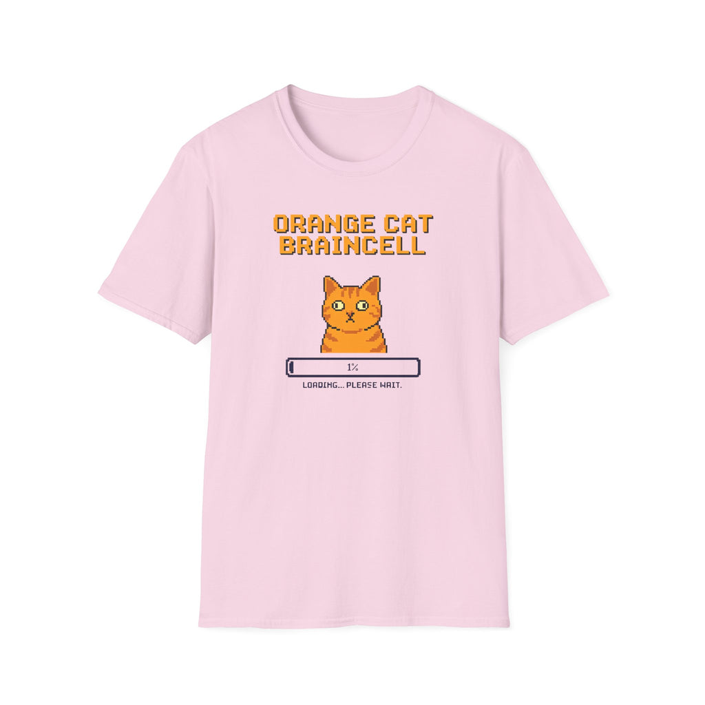 Orange Cat Brain Cell T-Shirt