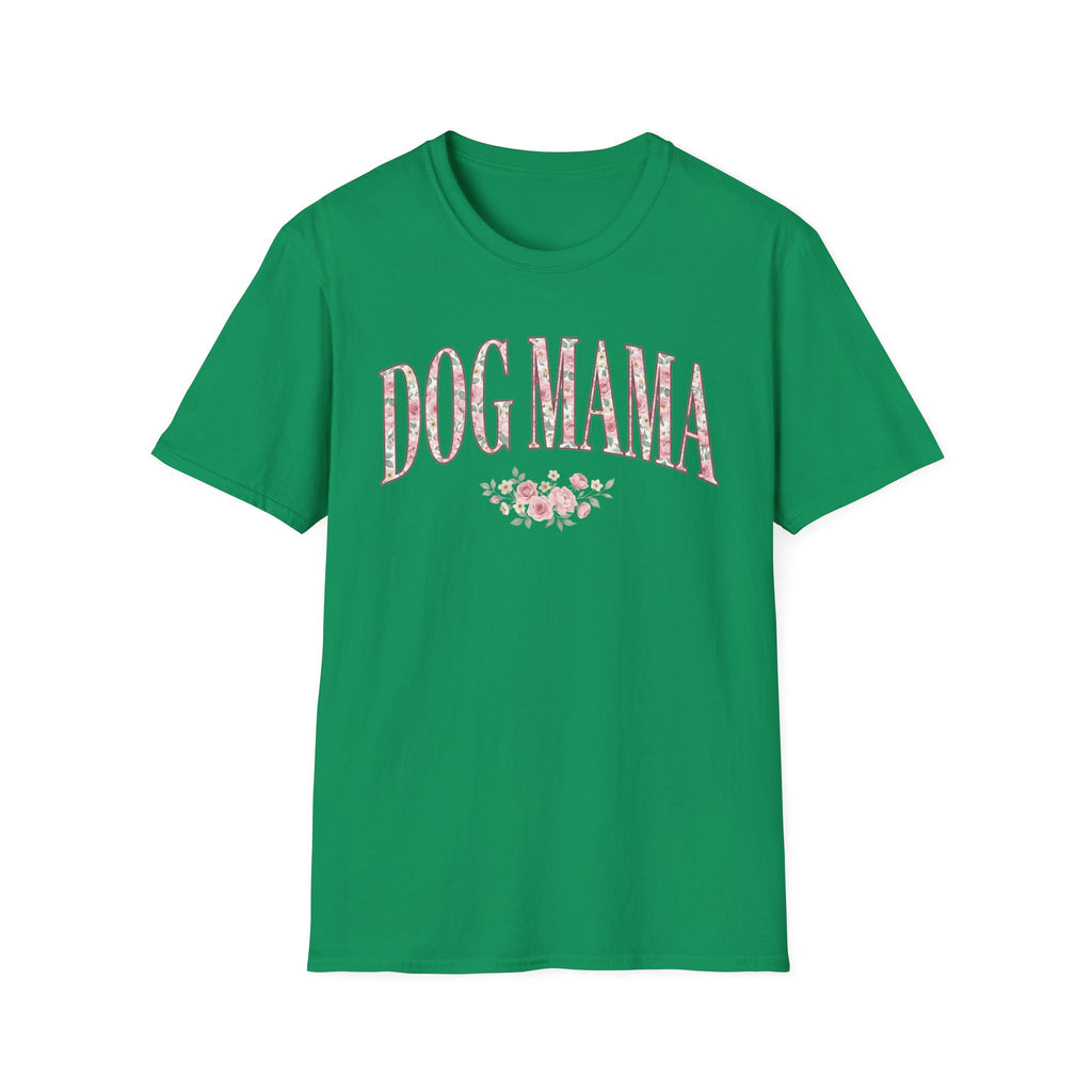 Dog Mama Pink Roses T-Shirt