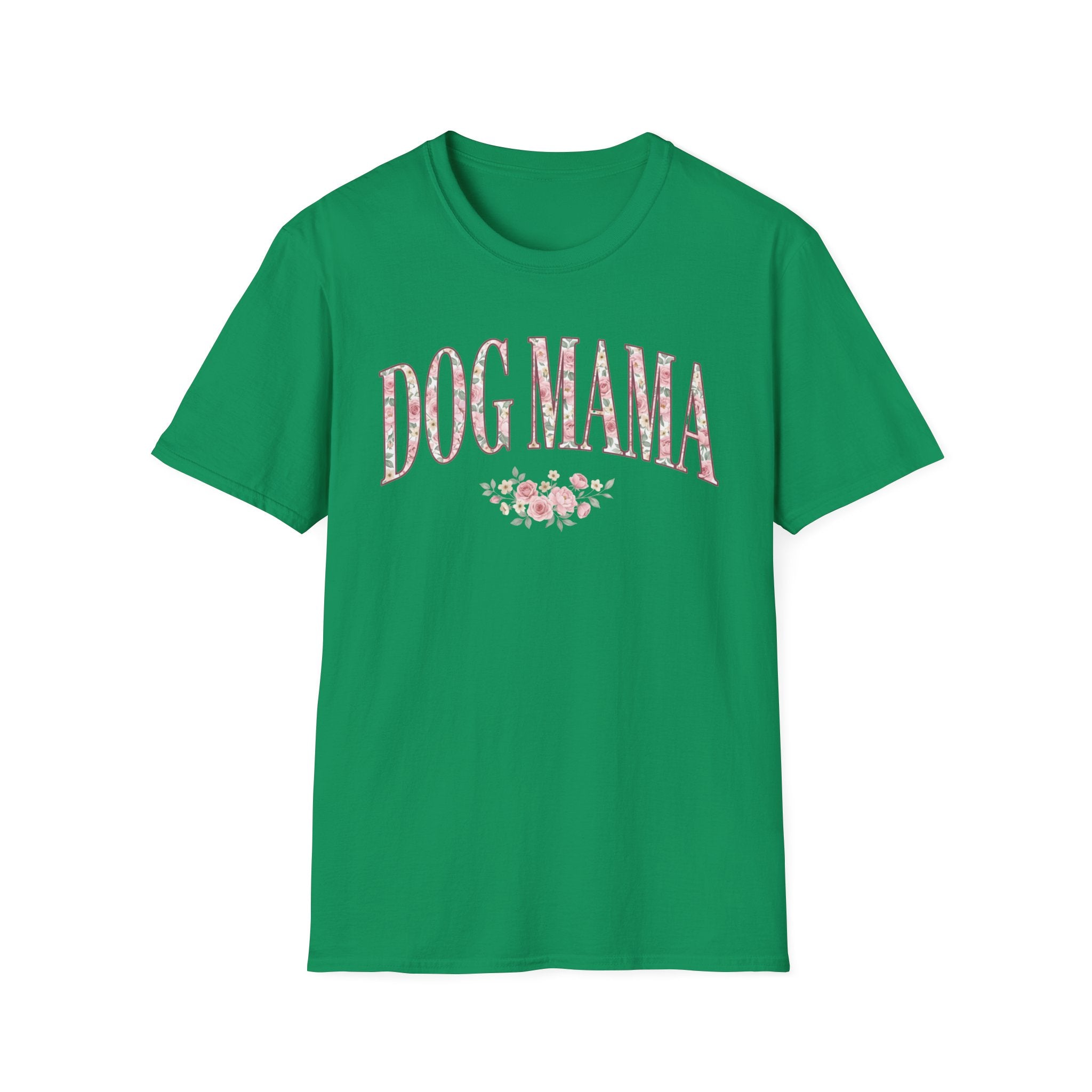 Dog Mama Pink Roses T-Shirt