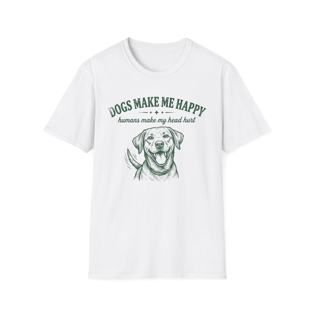 Dogs Make Me Happy T-Shirt