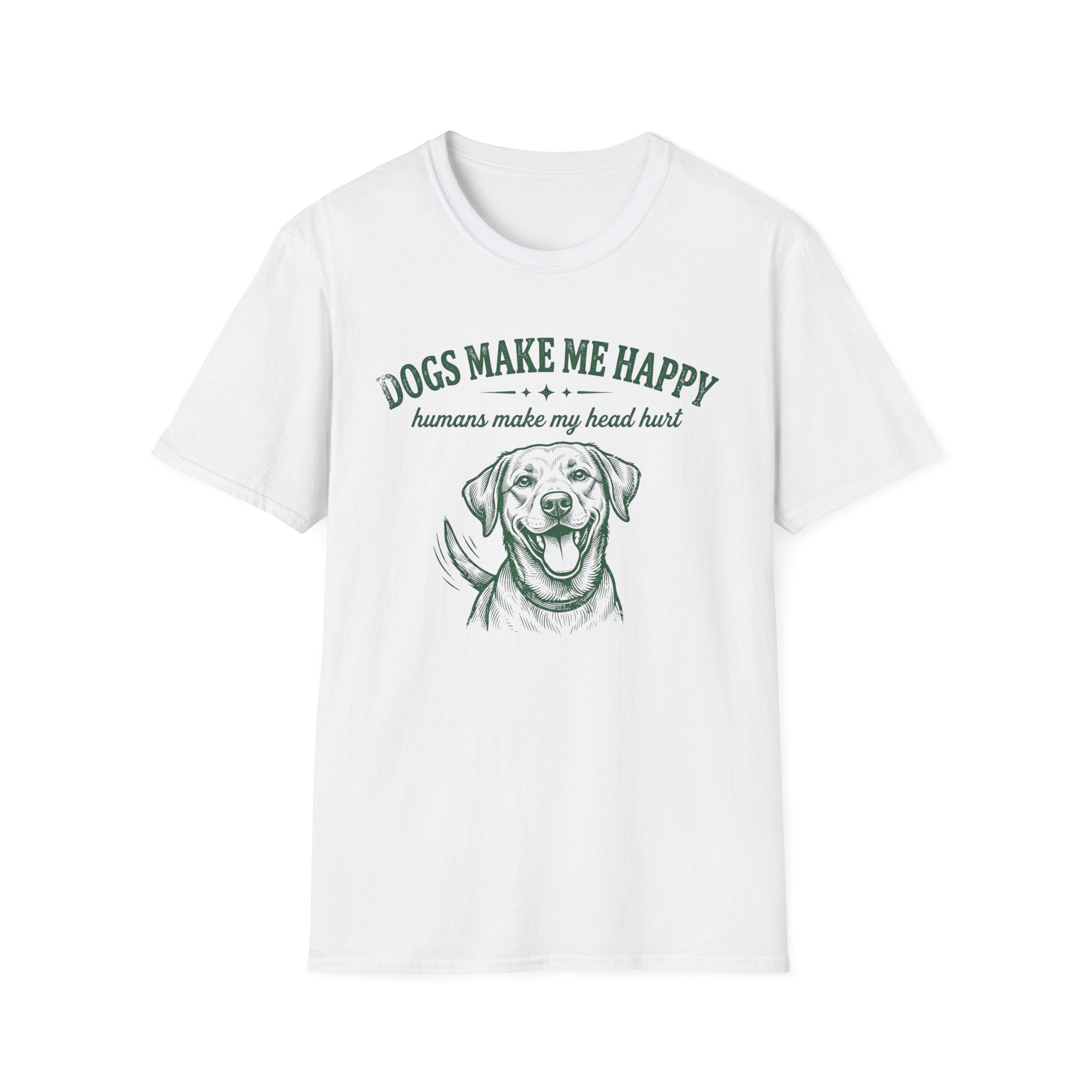 Dogs Make Me Happy T-Shirt