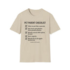 Pet Parent Checklist T-Shirt