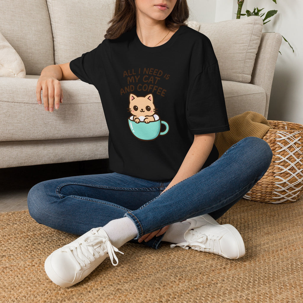Cat in Coffee Cup T-Shirt