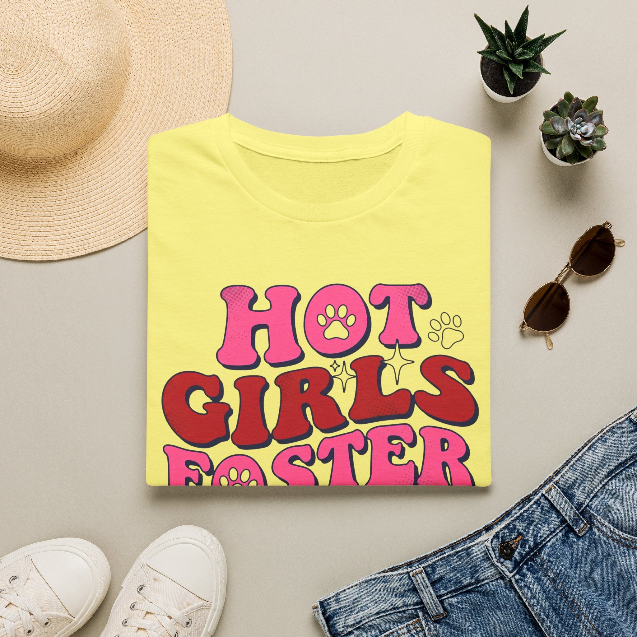 Hot GIrls Foster Dogs T-Shirt