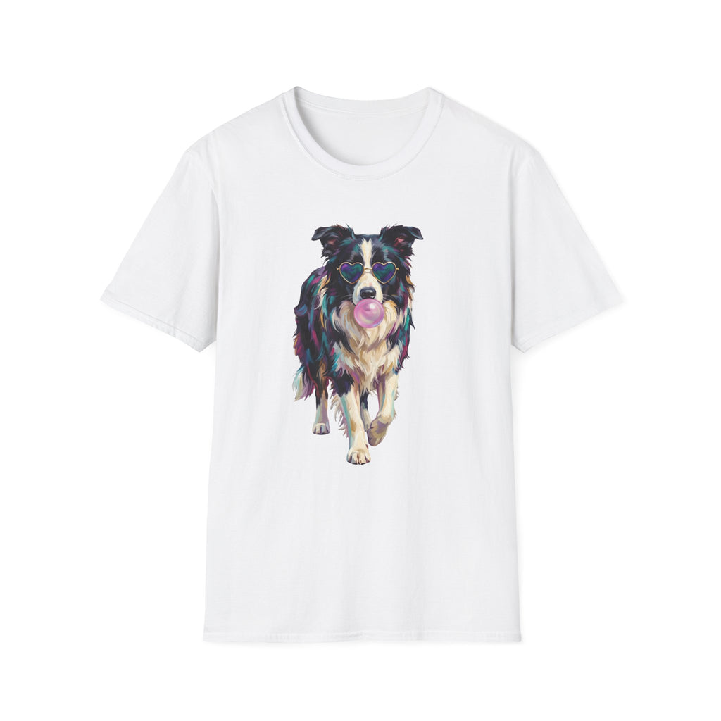 Border Collie Bubblegum T-Shirt