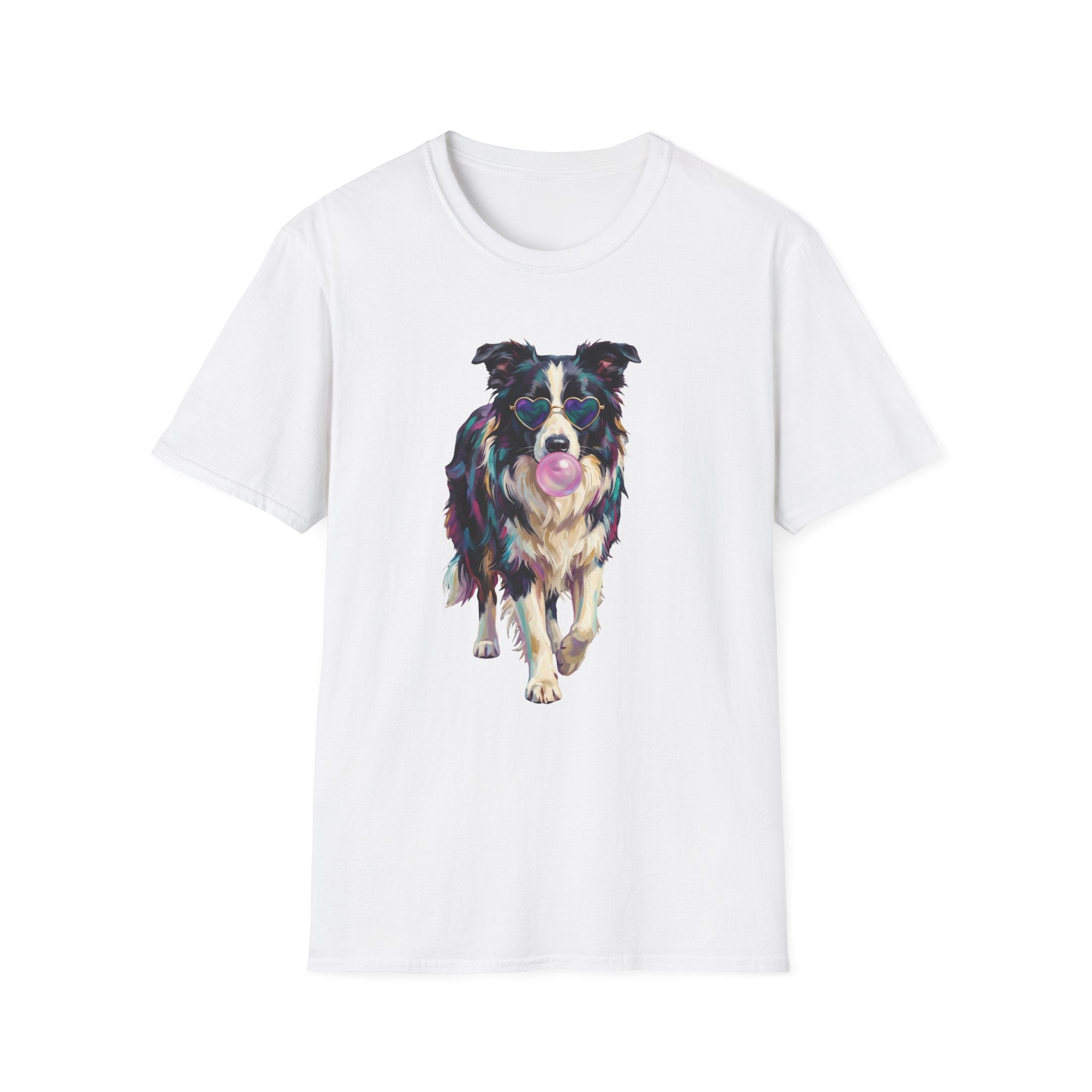Border Collie Bubblegum T-Shirt
