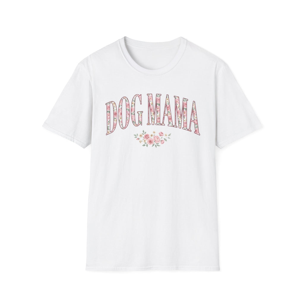 Dog Mama Pink Roses T-Shirt