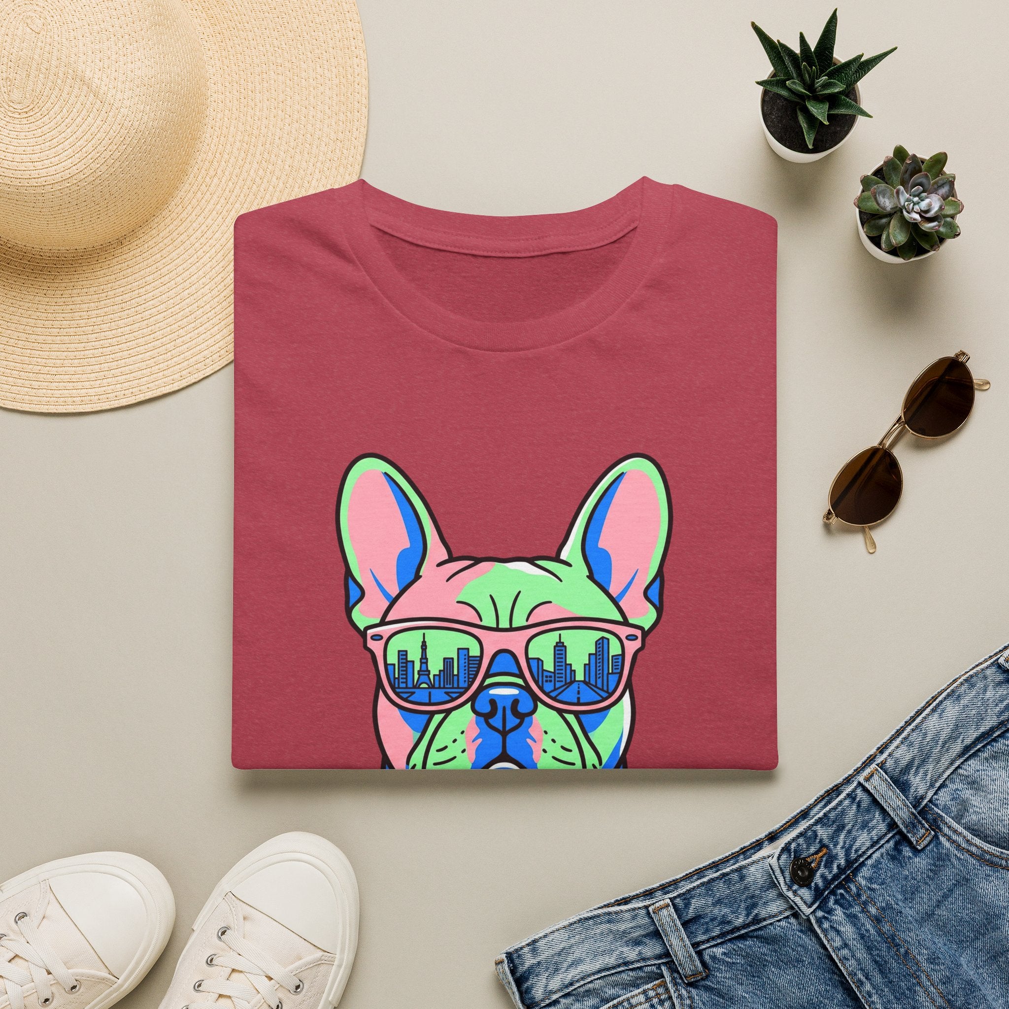 Urban Neon Frenchie T-Shirt