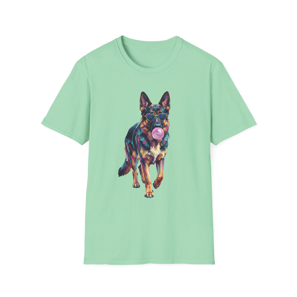 German Sheperd Bubblegum T-Shirt