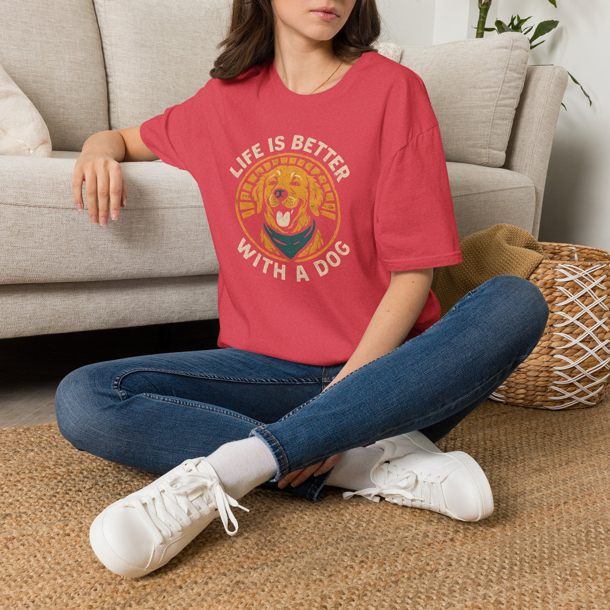 Golden Retriever Logo T-Shirt