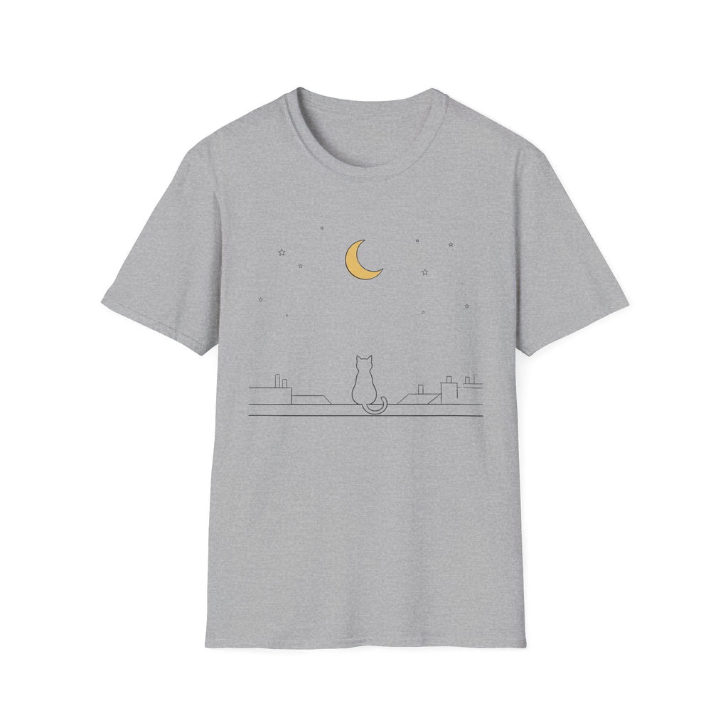 Moon Stars And Cat T-Shirt