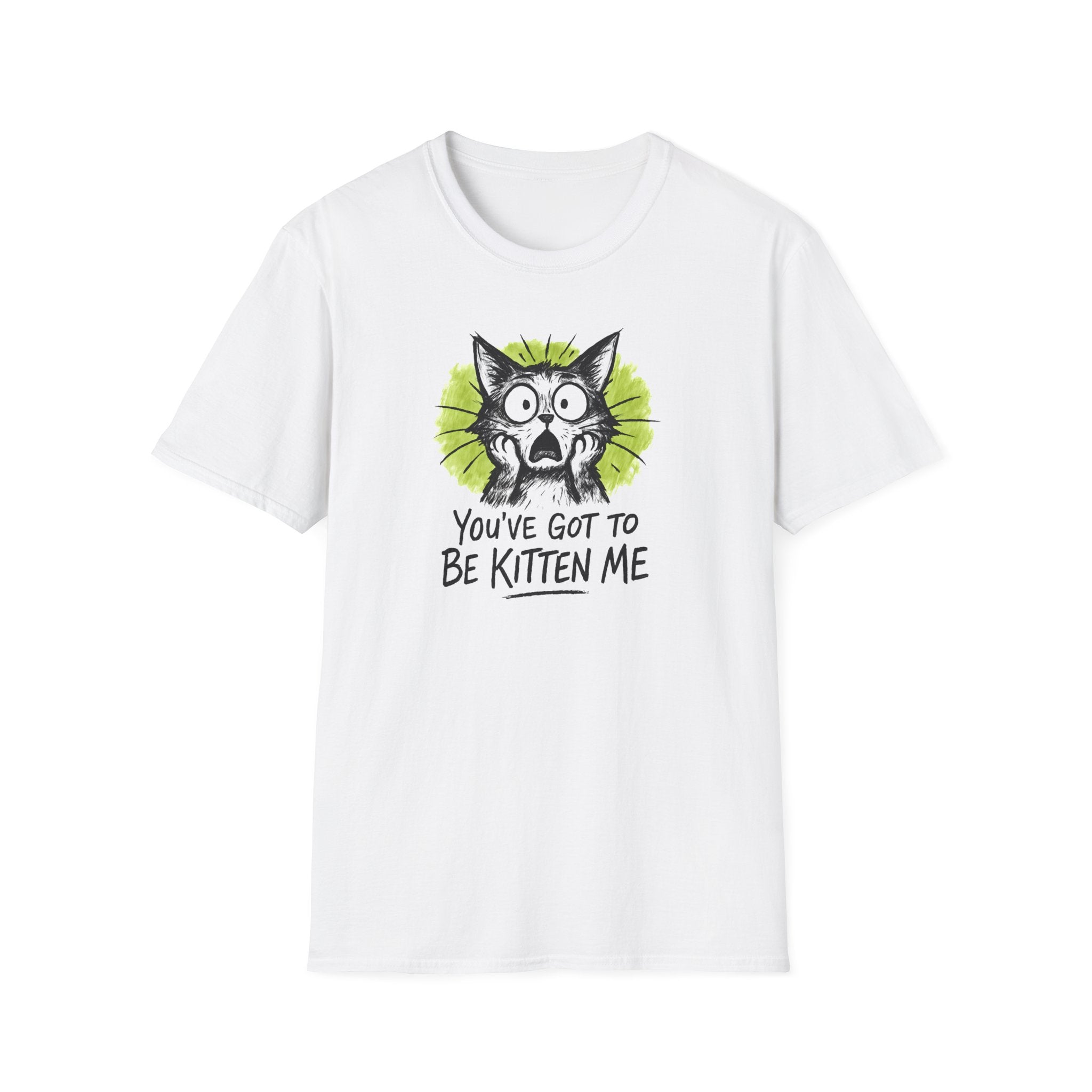 Shocked Kitten Expression T-Shirt