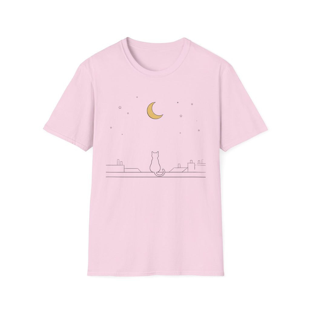 Moon Stars And Cat T-Shirt