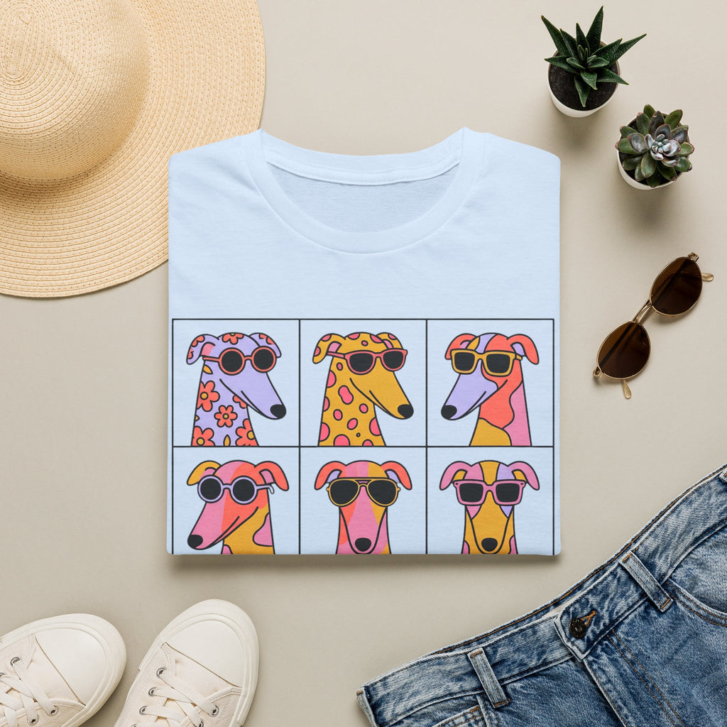 Grey Hound Pop Art T-Shirt