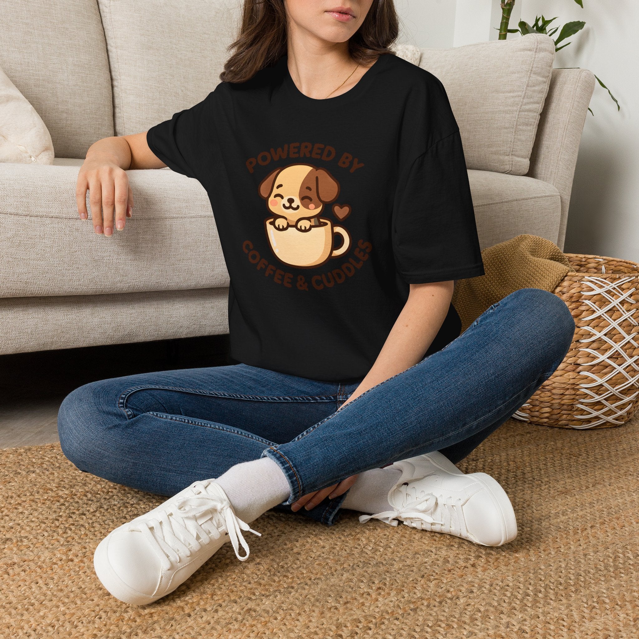 Puppy in Coffee Cup T-Shirt