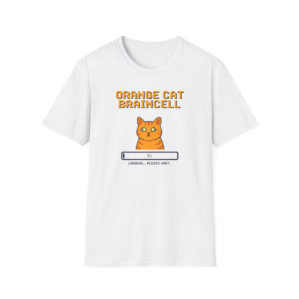 Orange Cat Brain Cell T-Shirt