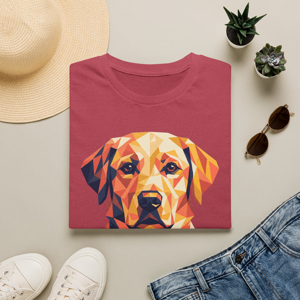 Geometric Golden Retriever T-Shirt