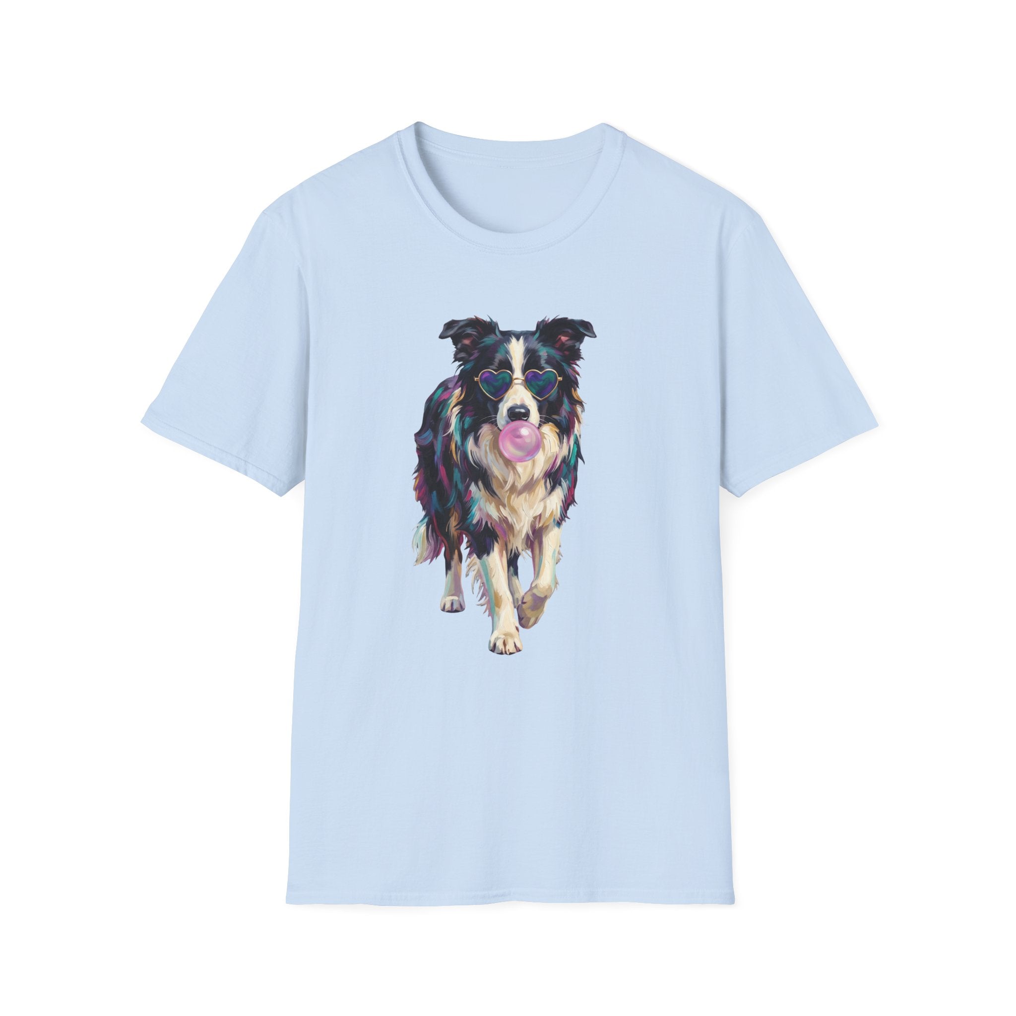 Border Collie Bubblegum T-Shirt