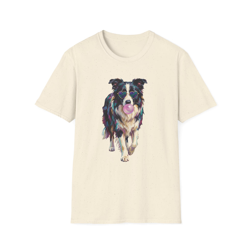 Border Collie Bubblegum T-Shirt