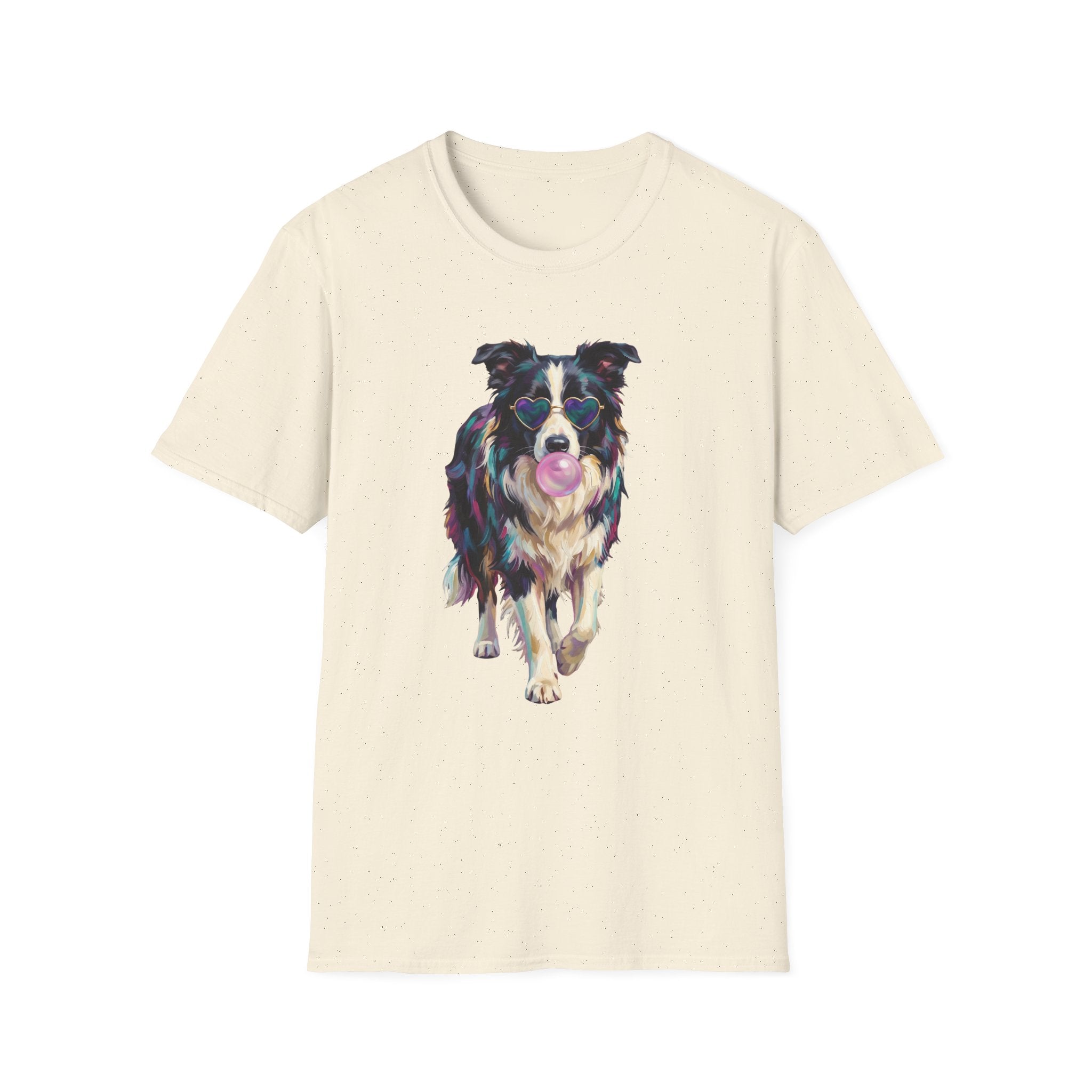 Border Collie Bubblegum T-Shirt