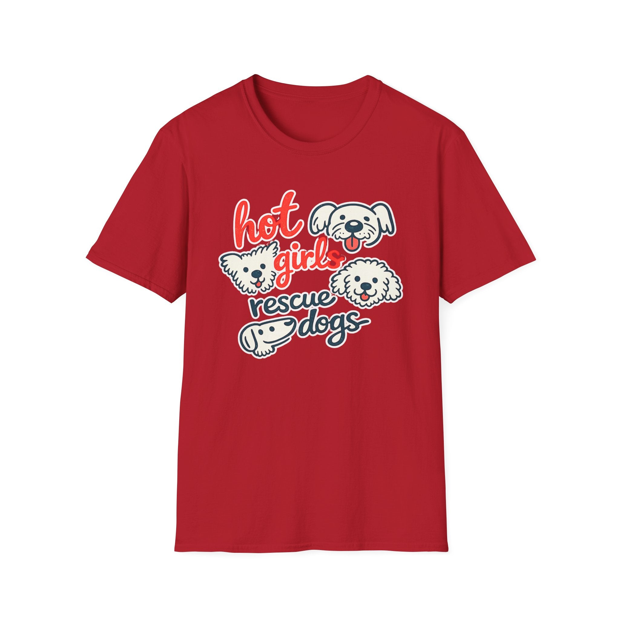 Hot Girls Rescue Dogs T-Shirt