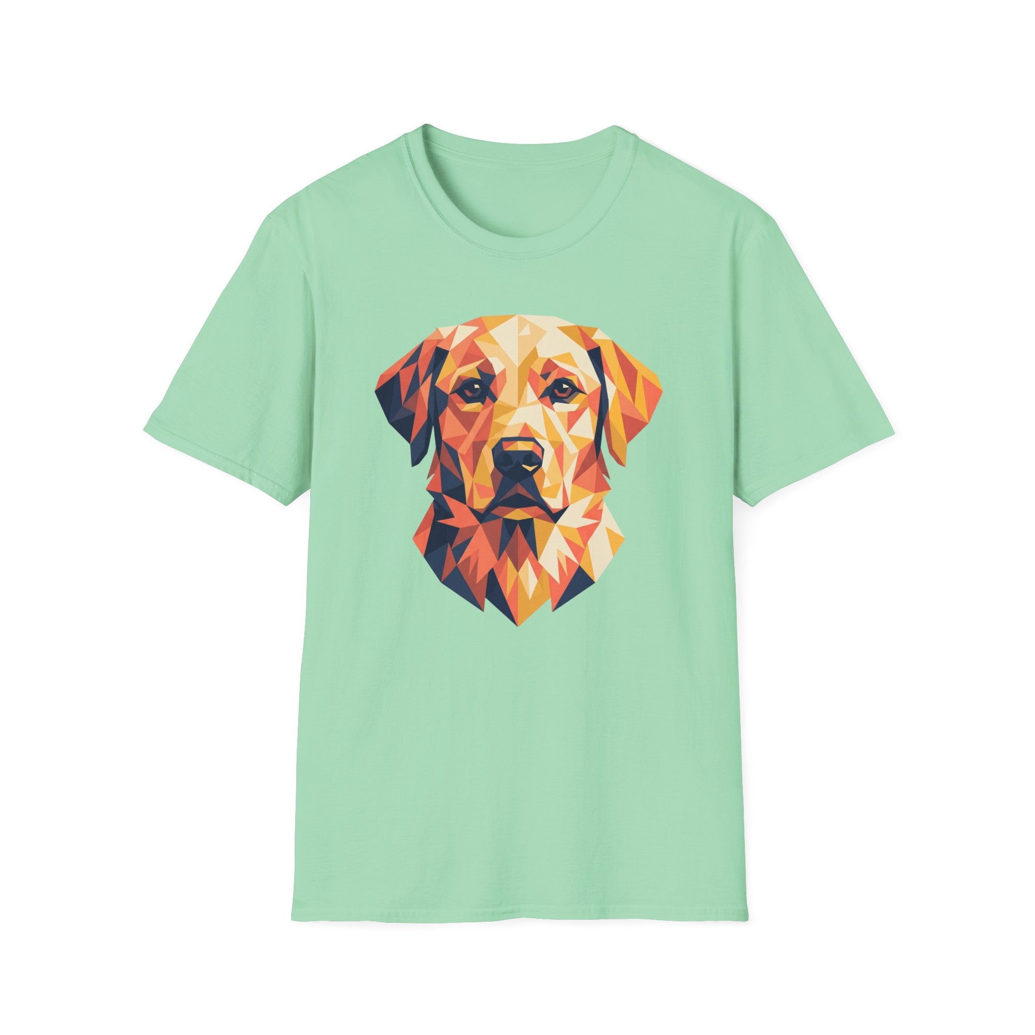 Geometric Golden Retriever T-Shirt