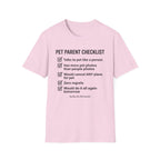 Pet Parent Checklist T-Shirt